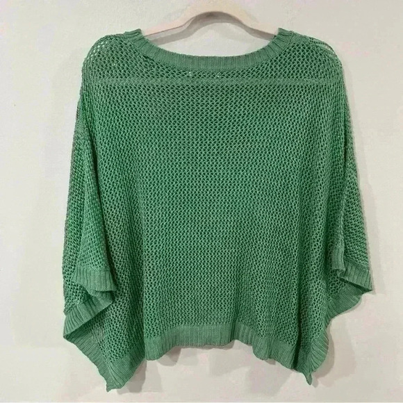 Staccato Green Oversized Knit Pullover Lightweight Sweater Size Small Medium - Picture 2 of 4